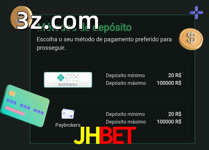 O cassino JHBETbet oferece uma grande variedade de métodos de pagamento
